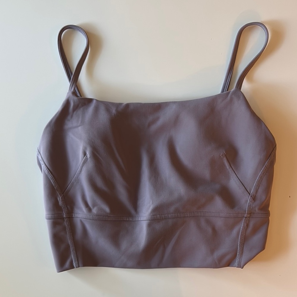 Gray Sleeveless Crop Top